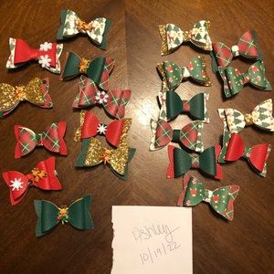 Hand made hair bows made by my daughters.